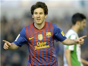 Bóng đá anh, ngoại hạng anh, lịch thi đấu euro 2012, Messi bỏ xa Ronaldo, tiến gần với huyền thoại Cesar