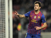Bóng đá anh, ngoại hạng anh, lịch thi đấu euro 2012, Cesc chỉ còn kém mình Messi