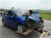 Bóng đá anh, ngoại hạng anh, lịch thi đấu euro 2012, Xe Kia Morning đấu đầu xe tải, 5 người bị thương