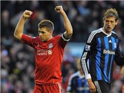 Bóng đá anh, ngoại hạng anh, lịch thi đấu euro 2012, Downing và Gerrard đưa Liverpool vào bán kết FA Cup