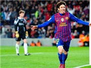 Bóng đá anh, ngoại hạng anh, lịch thi đấu euro 2012, Barca lại bay cao nhờ siêu nhân Messi