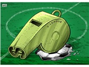 Bóng đá anh, ngoại hạng anh, lịch thi đấu euro 2012, Biếm họa những tiếng còi "méo" lan tràn ở V-League