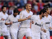 Bóng đá anh, ngoại hạng anh, lịch thi đấu euro 2012, "Siêu phẩm" của Benzema và Ronaldo giúp Real đại thắng Osasuna