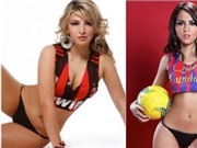 Bóng đá anh, ngoại hạng anh, lịch thi đấu euro 2012, Các mỹ nhân hâm nóng trận đại chiến Barca- Milan