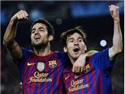 Bóng đá anh, ngoại hạng anh, lịch thi đấu euro 2012, Barca 3–1 Milan: Messi lập công đầu, Barca vào bán kết
