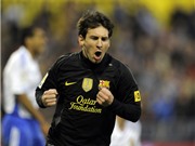 Bóng đá anh, ngoại hạng anh, lịch thi đấu euro 2012, Zaragoza 1-4 Barca: Messi lập cú đúp, Barca gây sức ép lên Real