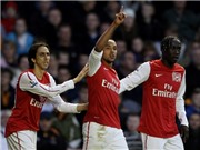Bóng đá anh, ngoại hạng anh, lịch thi đấu euro 2012, Arsenal xây chắc vị trí thứ 3: Quá dễ cho "Pháo thủ"