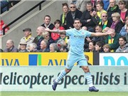 Bóng đá anh, ngoại hạng anh, lịch thi đấu euro 2012, Norwich 1-6 Man City: Chơi tennis tại Carrow Road