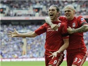 Bóng đá anh, ngoại hạng anh, lịch thi đấu euro 2012, "Bò mộng" Carroll hạ gục tham vọng vào chung kết FA cup của Everton