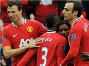 Bóng đá anh, ngoại hạng anh, lịch thi đấu euro 2012, Rooney lập cú đúp, M.U lại bỏ xa Man City