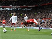 Bóng đá anh, ngoại hạng anh, lịch thi đấu euro 2012, Kịch sĩ Ashley Young ở "Nhà hát" Old Trafford