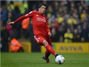 Bóng đá anh, ngoại hạng anh, lịch thi đấu euro 2012, Luis Suarez và siêu phẩm vào lưới Norwich: "Bend it like Suarez"