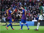 Bóng đá anh, ngoại hạng anh, lịch thi đấu euro 2012, Puyol và "siêu" Messi giúp Barca nhấn chìm "thiếu gia" Malaga