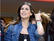 Bóng đá anh, ngoại hạng anh, lịch thi đấu euro 2012, Bồ Boateng đẹp rạng rỡ trên khán đài