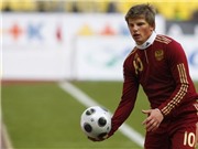 Bóng đá anh, ngoại hạng anh, lịch thi đấu euro 2012, Arshavin được chọn làm đội trưởng của Nga tại Euro 2012