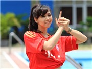 Bóng đá anh, ngoại hạng anh, lịch thi đấu euro 2012, Ngắm nữ CĐV Việt của Bayern gợi cảm trước thềm chung kết Champions League