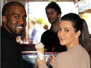 Bóng đá anh, ngoại hạng anh, lịch thi đấu euro 2012,  Kanye West và Kim Kardashian tình tứ trong hiệu kem Pháp