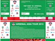 Vé trận ĐT Việt Nam - CLB Arsenal: Cao nhất vẫn là 1,5 triệu đồng